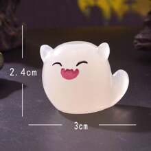 1/7pcs New Halloween Reaper Vampire Night Light Mini Landscape Ornament For Car Interior Decoration, Fairy Garden Accessory, Desk Decoration, Party Decoration - Multicolor - View 19