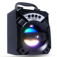 Bluetooth Sound Box Portable Speaker RGB Fm Integrated TWS Support Cell Phone Connection P2 Pendrive Usb Mp3 - Màu xanh lam - Xem 3