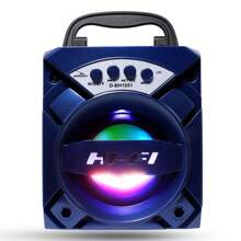 Bluetooth Sound Box Portable Speaker RGB Fm Integrated TWS Support Cell Phone Connection P2 Pendrive Usb Mp3 - Màu xanh lam - Xem 1