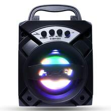 Bluetooth Sound Box Portable Speaker RGB Fm Integrated TWS Support Cell Phone Connection P2 Pendrive Usb Mp3 - Màu xanh lam - Xem 4