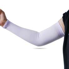 1 Pair Solid Color Outdoor Sports UV Protection Cooling Arm Sleeves - Multicolor - View 7