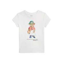 Ralph Lauren Childrenswear Lauren Childrenswear Girls 2 6X Polo Bear Cotton Jersey T Shirt - White - View 1