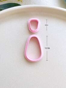 Basic Polymer Clay Cutters, Polymer Clay Cutters For Earrings Making - Pink - View 8