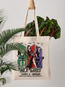 1 件图案手提包单肩包，适合旅行、日常通勤、可重复使用的购物袋，送给她的最佳礼物，折叠单肩包，夏季海滩度假包，健身包，徒步旅行，返校沙滩包，夏季包，春假包，徒步旅行包，周末包，旅行必备品，大包，沙滩包，大学校用品，行李包，手提包，印花，男士必需品，购物袋