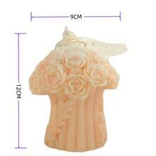 Rose Scented Candle Gift Set, Decorative Candles For Weddings & Aromatherapy - Multicolor - View 8