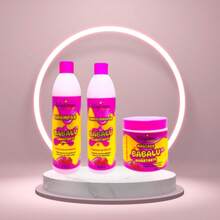 Babalu Gum Moisturizing Mask Shampoo Kit For Hair - Pink - View 1