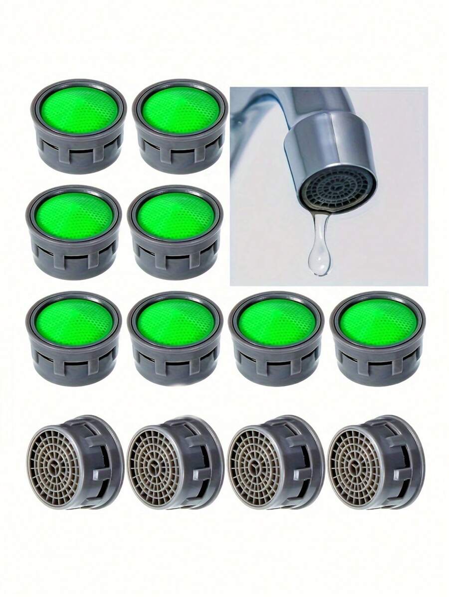 5/10/20pcs Plastic Faucet Aerators, 2.08cm Universal Tap Filter Nozzles, Bathroom Faucet Spouts Mesh, Water-Efficient Sink Accessories Kitchen Items Kitchen Accessories Kitchen Kitchen Tools - Multicolor - View 1