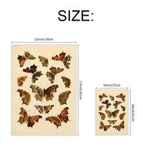 12 Chiếc, In Hình In Tranh Poster Thực Vật Thực Vật Bướm Hoa Hướng Dương Dương Xỉ, Cho Nghệ Thuật Treo Tường Trang Trí Nhà Phòng Ngủ, Không Gọng - màu sắc hỗn hợp - Xem 3