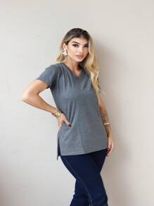 Women T-Shirts - Màu xám đen - Xem 1