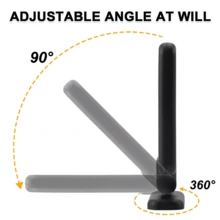 2x Solar Powered Shed Lights LED Light Rechargeable Garage Indoor Garden Outdoor - black+white - View 6