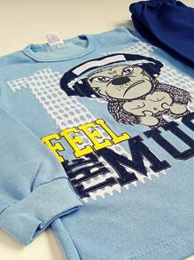 6 Pieces Children's Sweatshirt Boys Winter Set Boys Kids Fast Shipping - 3 Tops + 3 Pants - Nhiều màu - Xem 8