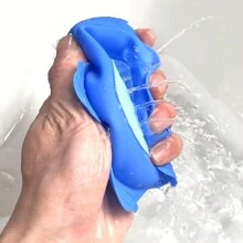 Disco Voador Aspergidor de Água de Silicone, Brinquedo de Água de Praia Disco Voador, Silicone Reutilizável de Absorção Rápida - Multicolorido - Visão 5