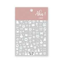 Halloween Sparkly Cartoon Cat Nail Art Stickers: Self-Adhesive, Resin Material, Perfectly Hygienic, Disposable, Ideal For Young Girls And Women's Diy Nail Art