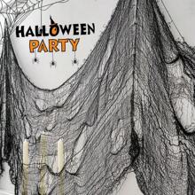 1pc Halloween Black Gauze Escape Room Decor, Đạo cụ chủ đề tiệc kinh dị, Bối cảnh, Giáng sinh - Nhiều màu - Xem 7