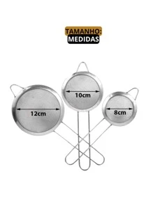 Stainless Steel Sieve And Grater Kit - Practicality And Versatility For Your Kitchen! - Multicolor - Ver 3