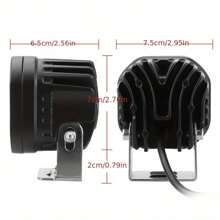 2pcs 3-Inch 40W LED Cube Pod Work Light Strip Driving Light Amber Off-Road 4000LM For 4WD Truck SUV ATV Shipshan Rock