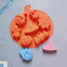 1 件 3 腔万圣节南瓜蛋糕硅胶模具慕斯冰淇淋布丁果冻甜点烘焙用具用于蛋糕装饰节日派对万圣节装饰万圣节派对礼品万圣节派对用品万圣节万圣节装饰万圣节装饰品万圣节家居万圣节派对万圣节派对 - 橘色 - 查看 13