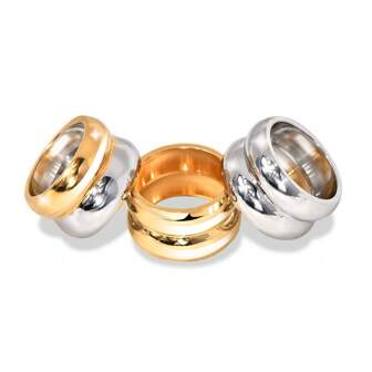 Fashionable Simple Double Layer Ring, Suitable For Daily Wear