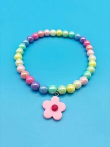 1 Vòng cổ hình hoa cho chó và mèo Trang sức cho thú cưng dành cho giống nhỏ nặng tới 9,0kg - Hồng - Xem 2