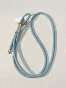 Dual-Clip Shockproof Phone Lanyard, Fashionable Adjustable Crossbody/Halter, High-End Leather Patterned - Multicolor - View 13