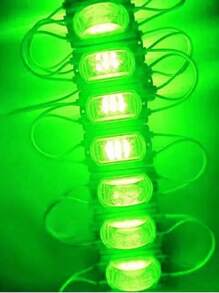 Modulos de LED iluminacion de alta potencia estilo ceja impemeable de 3 LED SMD 3030 para coche moto remolque 10Uds - Verde - Ver 2