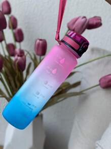 1L Colorful Frosted Water Squeeze Bottle - 彩色 - 查看 5