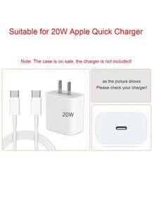 6pcs/Set Pink Tulip Pattern Phone Charging Cable, Power Adapter, Data Cable Organizer Case - Tulip - View 6