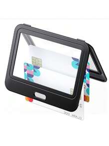 1/2pcs Badge Holder With Double-Sided Windows Horizontal Hard Plastic Case Black Card Protector Pouch Suitable For Office School ID Credit Cards Proximity Key Cards Driver's Licenses And Passes,School Supplies,Back To School - Multicolor - View 4