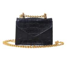 Small Delicate Women's Shoulder Bag - 黑色 - 查看 2