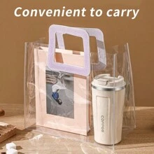 WORTHBUY 1入組510毫升304不銹鋼雙層真空隔熱杯,帶蓋便攜防漏咖啡杯,適用於旅行、學校、辦公室 - 黑色 - 查看 6