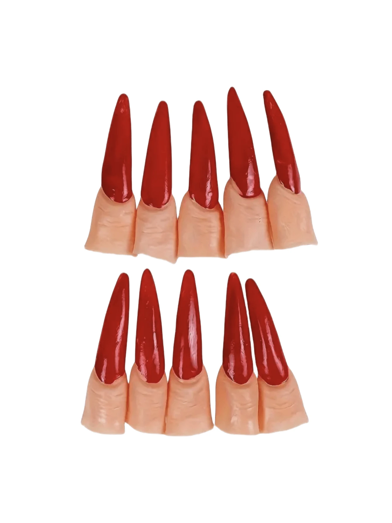 20pcs Funky Latex Monster Nails Realistic Vampire Zombie Designs 20pcs funky latex monster nails realistic vampire zombie designs