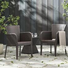 ANAYA KD PE DINING CHAIR - 黑色 - 查看 3