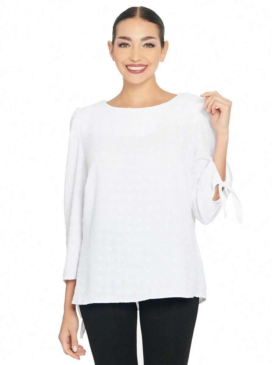 Women Blouses - White - View 1