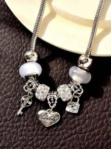 Women Beaded Bracelets - Bạc - Xem 1
