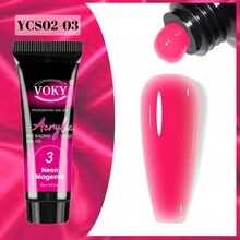 12 peças/1 peça 15g Gel de Extensão de Unhas Premium Roxo/Rosa 3 em 1 Conjunto de Gel de Unhas em 12 Cores ou Um Único Gel de Extensão de Cura Rápida DIY para Unhas para Exibir Suas Unhas de Forma Mais Bonita, Adequado para Arte de Unhas da Moda Sem Presentes de Salão - Multicolorido - Visão 16