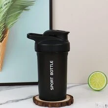 1入組300毫升運動健身搖搖杯，手持式瓶身，適用於混合蛋白粉、豆漿粉和牛奶粉，趣味和能量飲料 - 彩色 - 查看 5