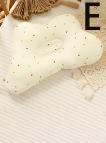 1pc Beige Cloud Pillow Baby Orthopedic Shaping Pillow Breathable Corrective Anti-Flat Head Pillow For 0-3 Years Old Infant - Beige - View 13
