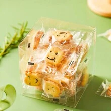 20 PCS Clear Favor Boxes Plastic Clear Gift Boxes Gift Boxes,Transparent, Small, Square, Storage Bins, Empty Boxed Containers, Wedding, Party, Birthday Present,