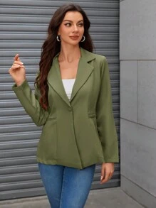 Women Blazers - màu xanh lá - Xem 3