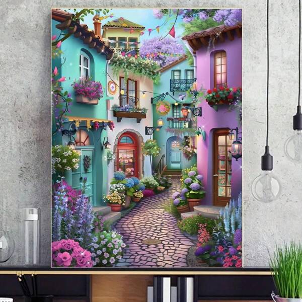 1 pieza Pintura de diamante 5D DIY, arte de diamante redondo, decoración artesanal, sin marco, regalo para el hogar