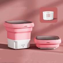 Mini lavadora portátil con 3 modos de limpieza profunda, medio lavado automático, calcetines, ropa de bebé, toallas, artículos delicados,mini lavadora portátil plegable ,calcetines ropa interior y calzoncillos telescópicos y compactos para lavandería doméstica