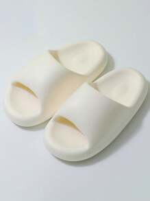 Cute Bread Design Thick-Sole Slippers, Summer Casual Indoor/Outdoor Non-Slip Slippers For Women