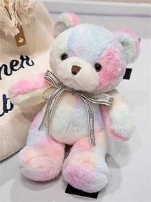 Boneca de Pelúcia Fofa de Urso de Pelúcia Cartoon - Animal de Pelúcia Macio, Presente de Aniversário Perfeito e Decoração Doméstica, Almofada Companheira de Sono para Sala de Estar, Sofá, Quarto, Criado-Mudo