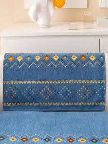 1 pièce Housse de canapé en chenille style bohème, housse de canapé moderne et simple résistante aux animaux de compagnie, convient pour le salon toute l'année