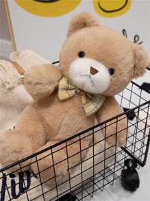Boneca de Pelúcia Fofa de Urso de Pelúcia Cartoon - Animal de Pelúcia Macio, Presente de Aniversário Perfeito e Decoração Doméstica, Almofada Companheira de Sono para Sala de Estar, Sofá, Quarto, Criado-Mudo