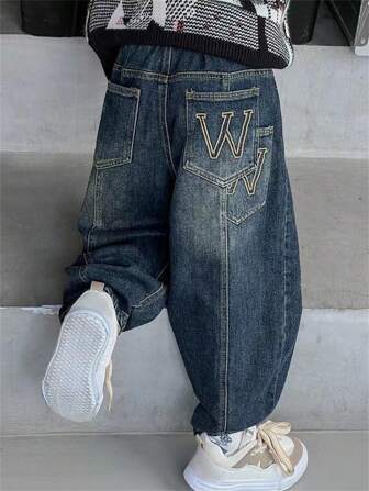 Tween Boy Autumn Pants 2024 New Fashion Casual Trousers For Teenage Boys