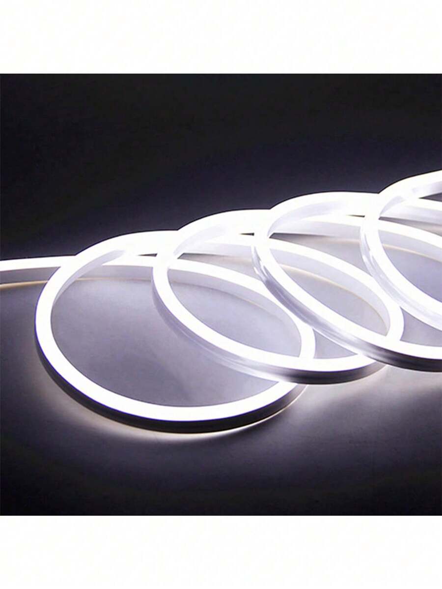 Tira de Neón LED Flexible de 5m ilumina cuarto sala recamara gamer - Blanco - Ver 1