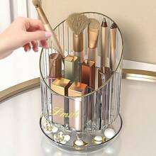 Hộp đựng cọ trang điểm chống bụi để bàn kiểu Bắc Âu với sức chứa lớn, hộp đựng xoay, hộp đựng cọ di động cho son môi, bút chì kẻ mày, cọ phấn mắt, hộp đựng bút chống bụi cho hành lang, phòng ngủ, hộp đựng đồ nhỏ - Nhiều màu - Xem 11