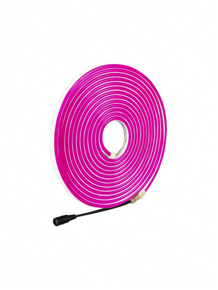 Tira de Neón LED Flexible de 5m ilumina cuarto sala recamara gamer - Morado - Ver 1