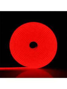 Tira de Neón LED Flexible de 5m ilumina cuarto sala recamara gamer - Rojo - Ver 2